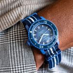 ساعت مچی مردانه زنانه امگا سواچ SWATCH BLANCPAIN SCUBA FIFTY FATHOMS ATLANTIC OCEAN SO35A100 - Image 2
