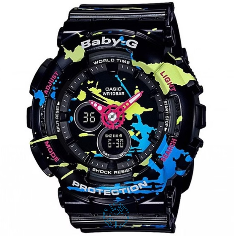 ساعت مچی زنانه کاسیو بیبی جی BABY-G BA-120SPL-1ADR