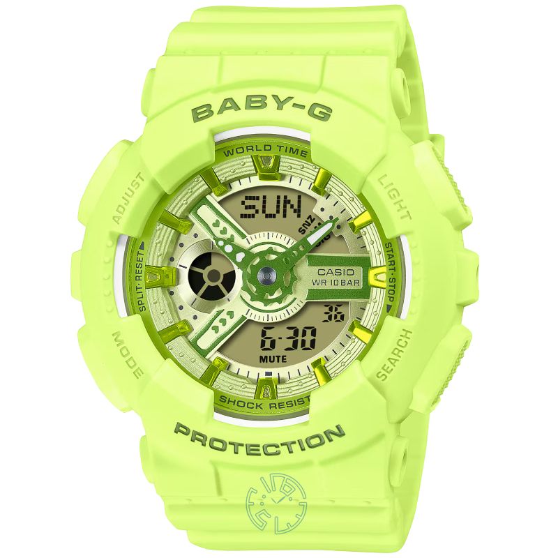 ساعت مچی زنانه کاسیو بیبی جی BABY-G BA-110YK-3ADR