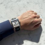 ساعت مردانه کارتیه سانتوس کوارتز CARTIER SANTOS CM002 - Image 2