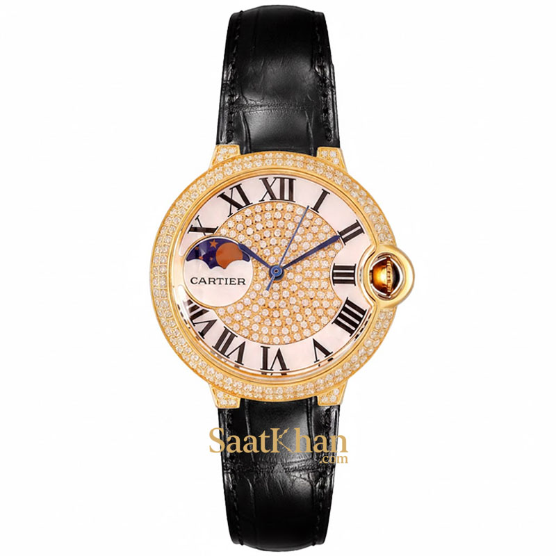 ساعت مردانه کارتیه بالن بلو کوارتز CARTIER BALLON BLEU CM015