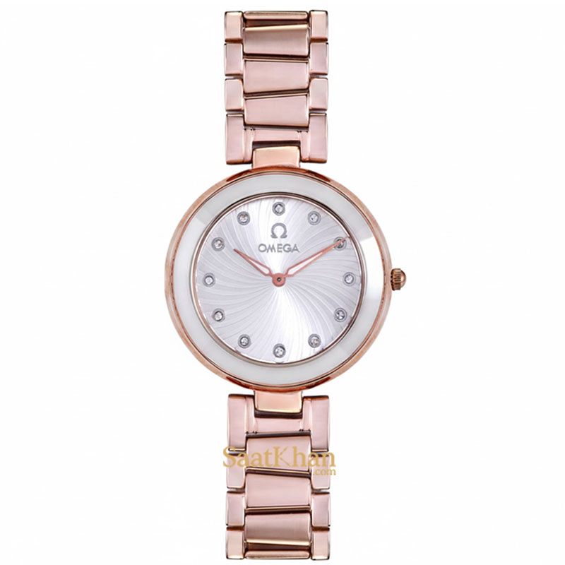 ساعت زنانه امگا کوارتز OMEGA DE VILLE LADYMATIC OL33