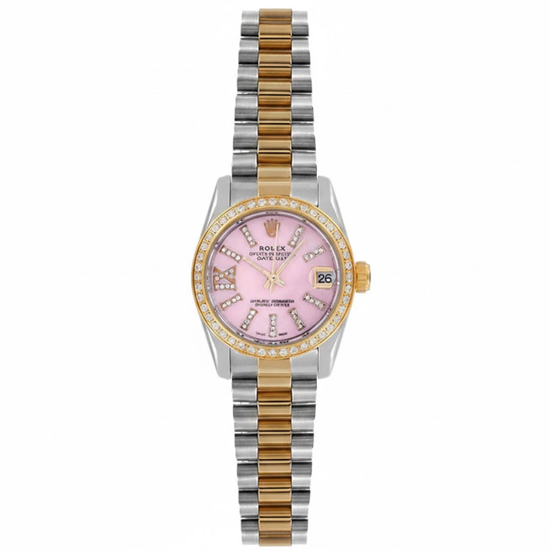 ساعت زنانه رولکس دیت جاست اتوماتیک اسمال ROLEX DATEJUST RL033