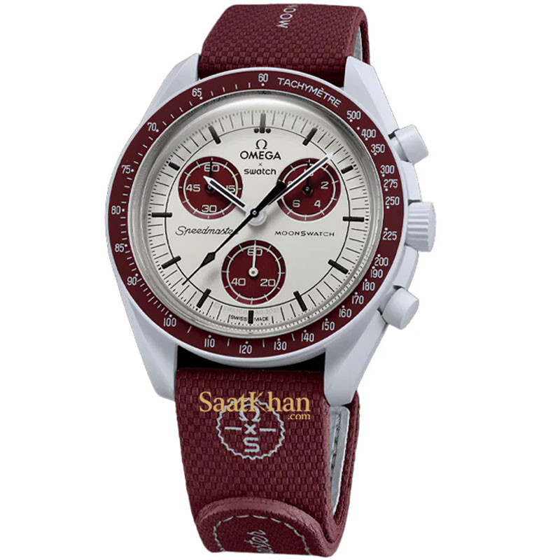 ساعت مردانه زنانه امگا سواچ OMEGA SWATCH FOR MISSION TO JUPITER OS010