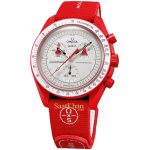 ساعت مردانه زنانه امگا سواچ  OMEGA SWATCH MISSION TO MARS OS017