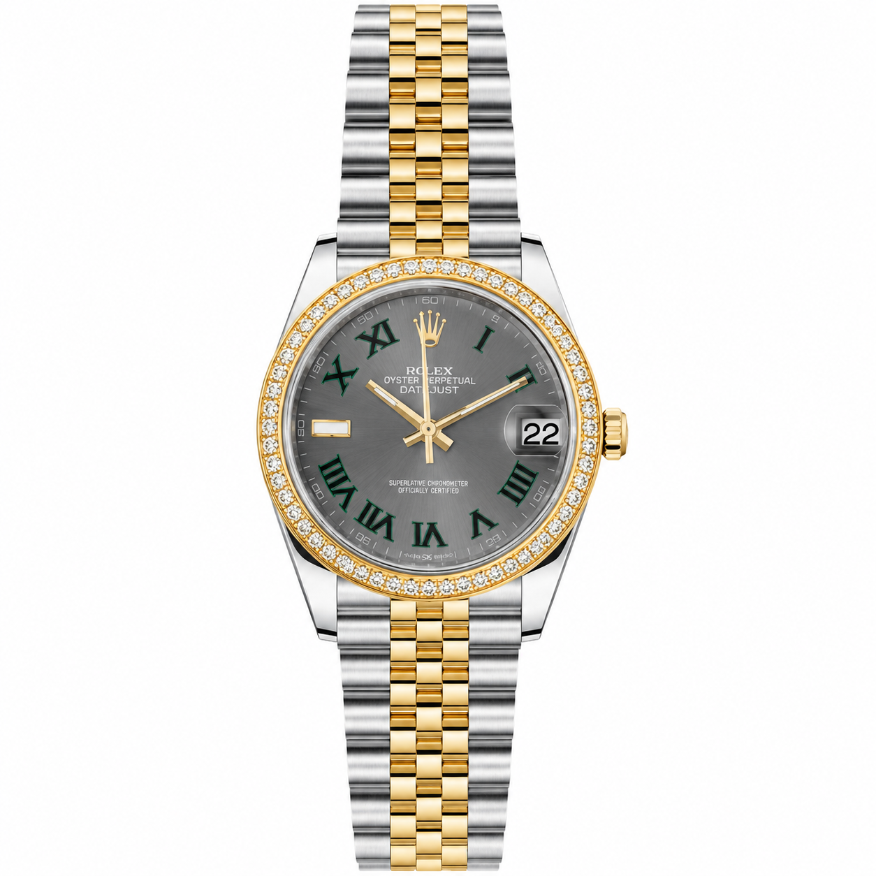 ساعت زنانه رولکس دیت جاست کوارتز مدیوم ROLEX DATEJUST RL042
