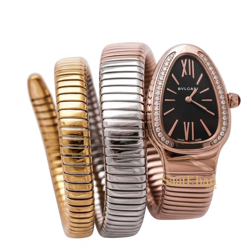 ساعت زنانه بولگاری سرپنتی توبوگاس BVLGARI SERPENTI TUBOGAS BL011