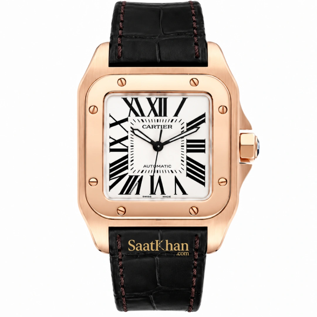 Cartier Santos 0372C-1 ساعت مردانه کارتیه سانتوس کوارتز Cartier Santos CM021