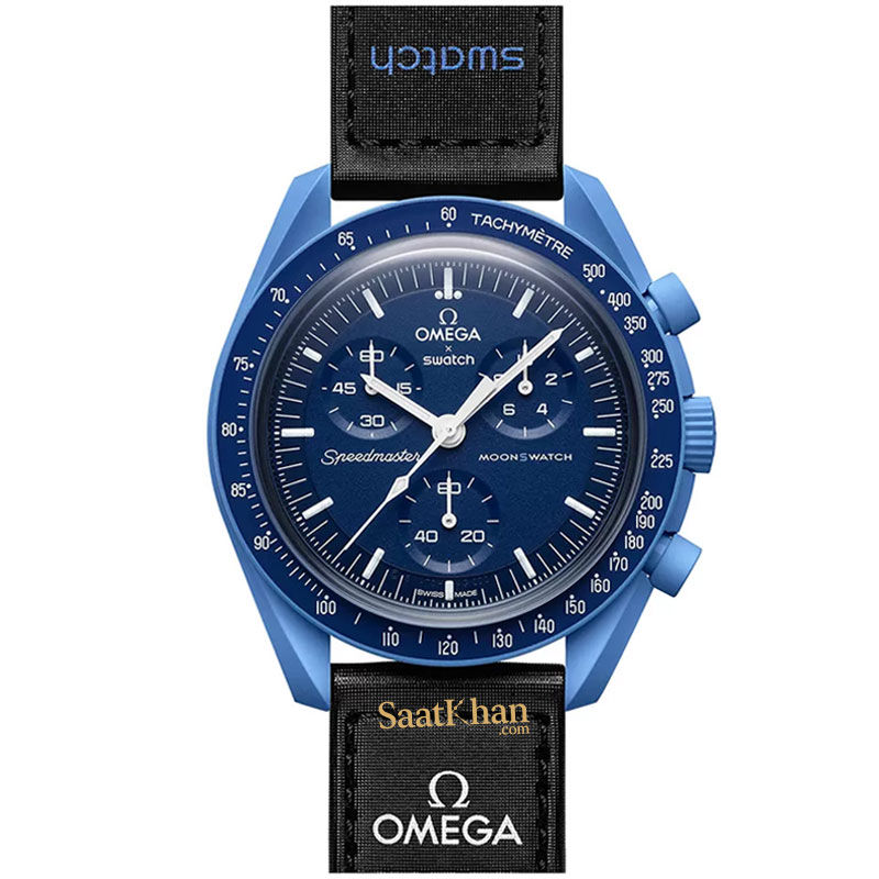ساعت مردانه زنانه امگا سواچ نپتون OMEGA SWATCH MISSION TO NEPTUN OS029