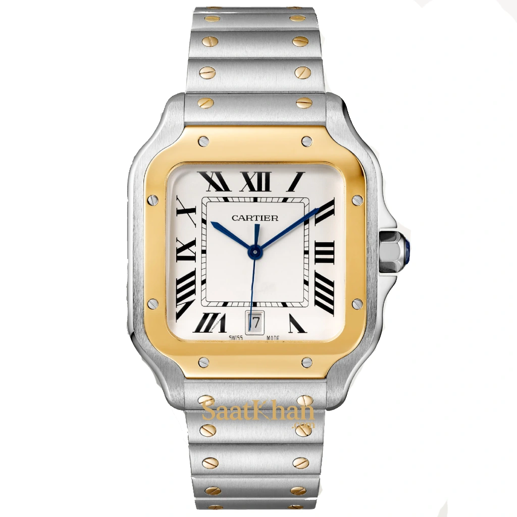 CM027-1 ساعت مردانه کارتیه سانتوس کوارتز Cartier Santos CM027