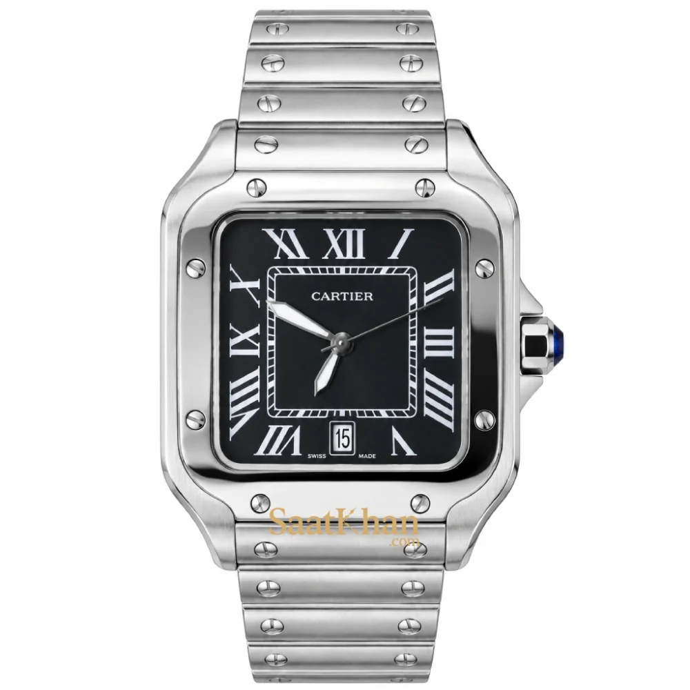 ساعت مردانه کارتیه سانتوس کوارتز Cartier Santos CM028