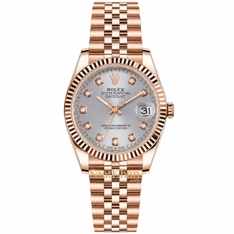 RL048 ساعت زنانه رولکس دیت جاست کوارتز مدیوم ROLEX DATEJUST RL048