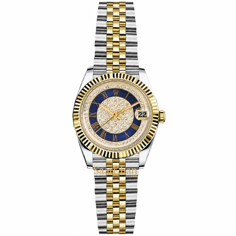 ساعت زنانه رولکس دیت جاست کوارتز مدیوم ROLEX DATEJUST RL050