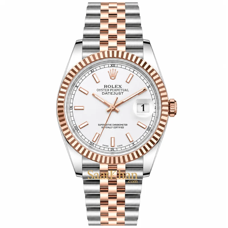 RM130 ساعت مردانه رولکس دیت جاست کوارتز ROLEX DATEJUST RM130