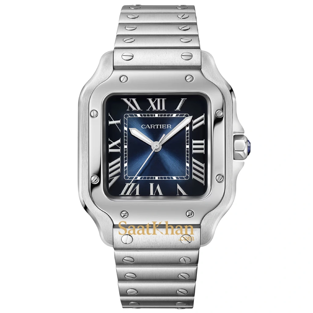 WSSA0063w-1 ساعت زنانه کارتیه سانتوس کوارتز Cartier Santos CL077