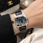 ساعت زنانه کارتیه سانتوس کوارتز Cartier Santos CL076 - تصویر 2